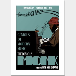 Thelonious Monk Jazz Poster Posters and Art